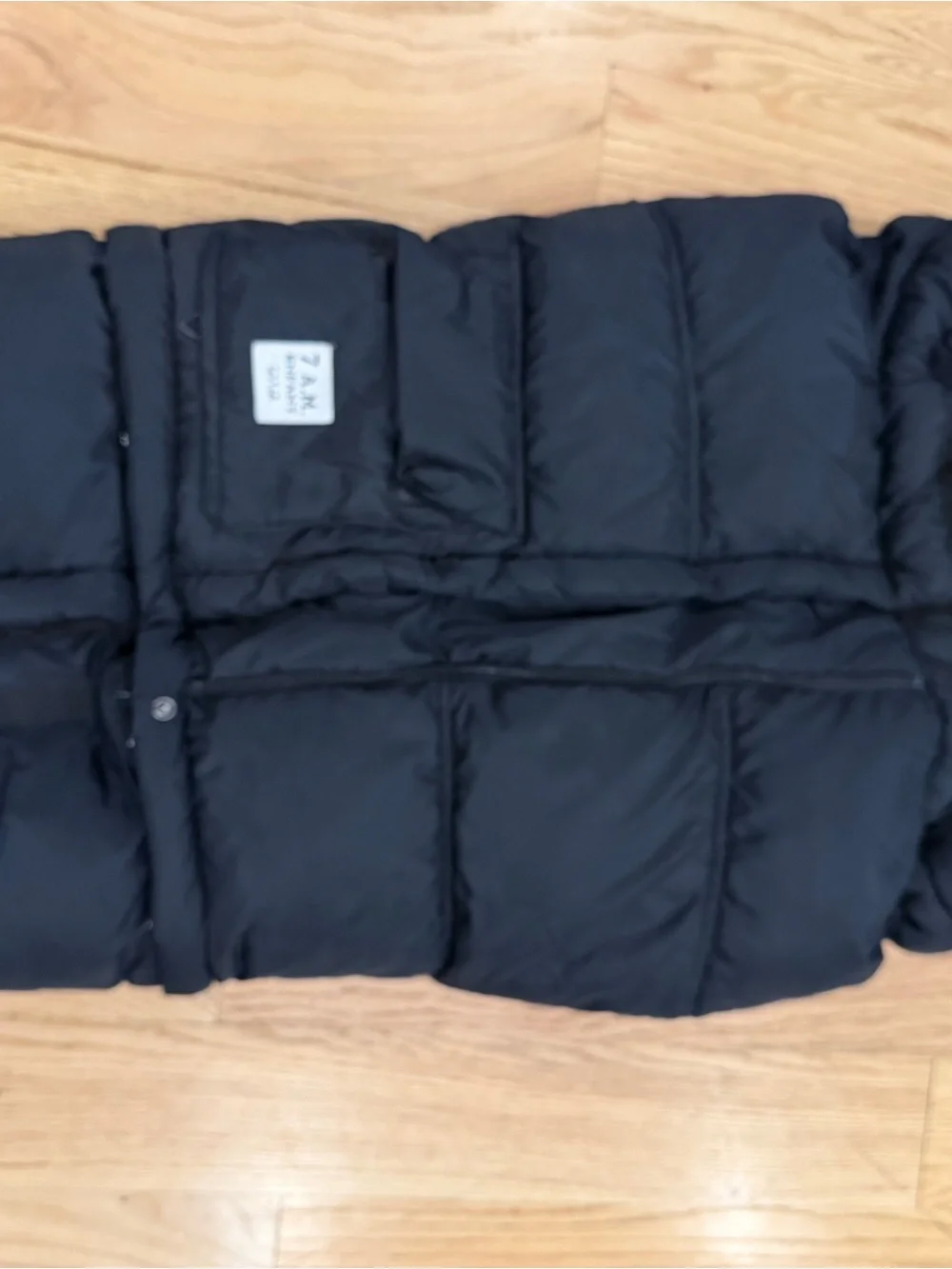 7AM Enfant Black Baby Stroller cocoon- Cozy Winter Sleeping Bag